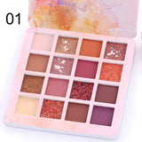 16Colors Matte Eye Shadow Pallete Long Lasting Waterproof Eye Shadow