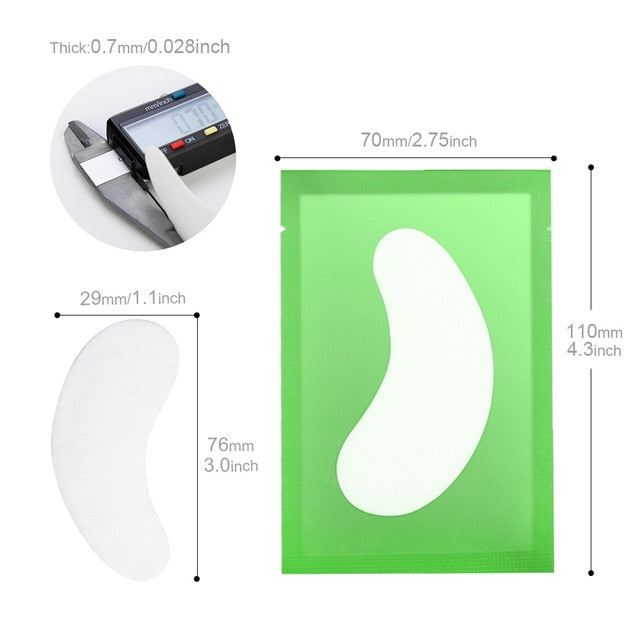 New Paper Patches Eyelash Under Eye Pads Lash (Pack Of 50)