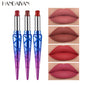 12 Colors Natural Matte Lipstick Tubes Waterproof Lipstick Sexy Long Lasting