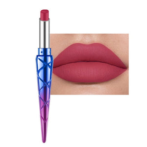 12 Colors Natural Matte Lipstick Tubes Waterproof Lipstick Sexy Long Lasting