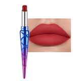 12 Colors Natural Matte Lipstick Tubes Waterproof Lipstick Sexy Long Lasting
