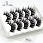 SEXYSHEEP 5Pairs 3D Mink Hair False Eyelashes Natural