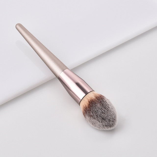 Luxury Champagne Makeup Brushes Set For Foundation