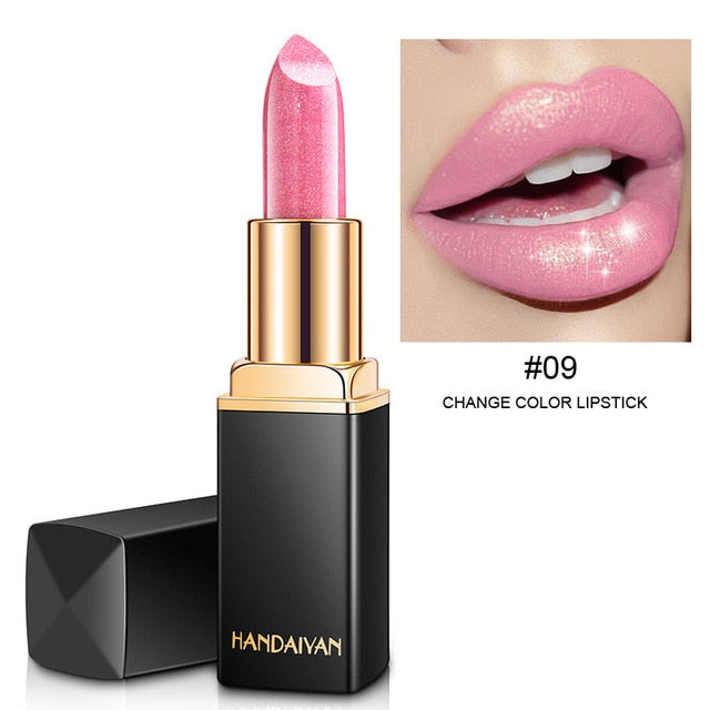 Brand Professional Lips Makeup Waterproof Shimmer Long Lasting Pigment Nude Lipstick