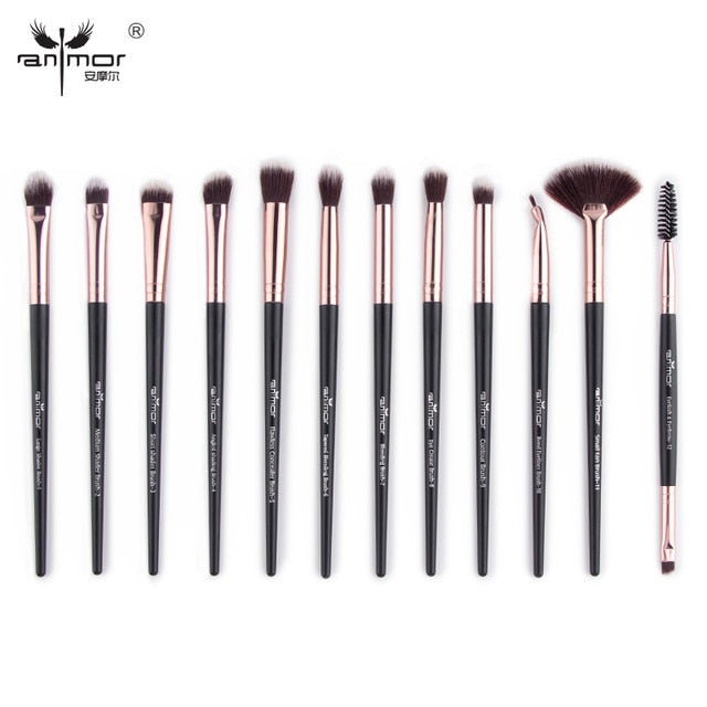 Anmor Makeup Brushes Set 3-12pcs/lot