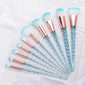 10pcs Unicorn Makeup Brushes Sets Women Beauty Glitter Make Up Brush Tools