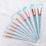10pcs Unicorn Makeup Brushes Sets Women Beauty Glitter Make Up Brush Tools