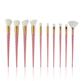 10pcs Unicorn Makeup Brushes Sets Women Beauty Glitter Make Up Brush Tools