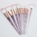 10pcs Unicorn Makeup Brushes Sets Women Beauty Glitter Make Up Brush Tools