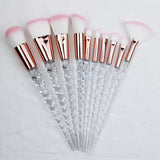 10pcs Unicorn Makeup Brushes Sets Women Beauty Glitter Make Up Brush Tools
