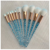 10pcs Unicorn Makeup Brushes Sets Women Beauty Glitter Make Up Brush Tools