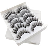 SEXYSHEEP 5Pairs 3D Mink Hair False Eyelashes Natural