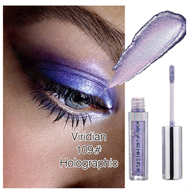 Metallic Diamond Palette Eyeshadow Pearly Waterproof Liquid Eyeshadow Glitter