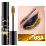 Color Mascara Waterproof Fast Dry Blue Purple Gold Black