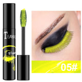 Color Mascara Waterproof Fast Dry Blue Purple Gold Black